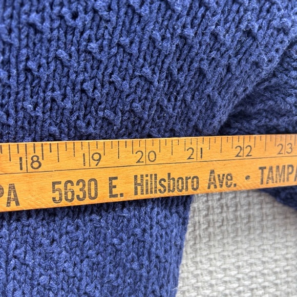 Vtg Signature Northern Isles Cardigan Sweater Sz PM Farm American Flag Apple - Picture 8 of 9